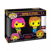 Funko POP TV: Stranger Things Robin & Steve Black Light Vinyl Figures - 2pk 2024 Target Con Excluisve